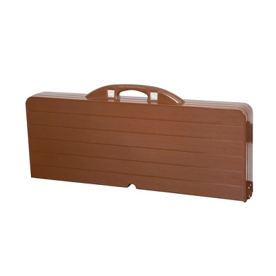 Stansport Picnic Table And Umbrella Combo Pack Wood Grain 5 Stansport Picnic Table And Umbrella Combo Pack Wood Grain - Image 5