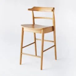 Kaysville Curved Back Wood Counter Height Barstool - Threshold™ Designed With Studio McGee 16 Kaysville Curved Back Wood Counter Height Barstool - Threshold™ Designed With Studio McGee -Living Space Shop GUEST 2155e535 1936 45f3 b994 efad299aa5d4
