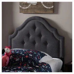 Cora Modern And Contemporary Fabric Upholstered Headboard - Twin - Baxton Studio -Living Space Shop GUEST 21856ec0 d989 4959 a9f6 99c0b53bed8d