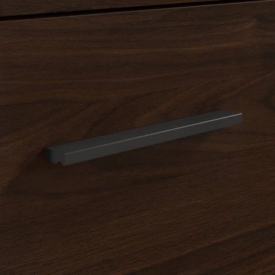 Architect 1 Drawer File Cabinet Modern Walnut - Bush Furniture 2 Architect 1 Drawer File Cabinet Modern Walnut - Bush Furniture - Image 2