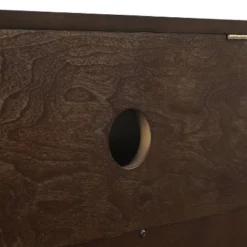 Asher Record Storage Media Console Dark Brown - Crosley -Living Space Shop GUEST 22121f6f 01da 4391 9d37 29fe0056a0ae