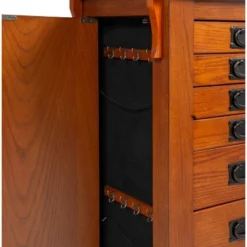 Delia Jewelry Armoire Brown - Powell Company 23 Delia Jewelry Armoire Brown - Powell Company -Living Space Shop GUEST 2245716a fa42 47af 9bbe f7ab634fcde4