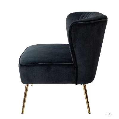 Velvet Nicolas Loveseat Sofa | Karat Home 8 Velvet Nicolas Loveseat Sofa | Karat Home - Image 8
