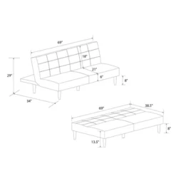 Bowie Upholstered Futon - Room & Joy 24 Bowie Upholstered Futon - Room & Joy -Living Space Shop GUEST 236e9b3f fe85 4f47 943c 51352d0af7c6