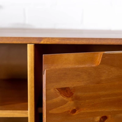 Solid Wood Mid-Century Modern TV Stand For TVs Up To 65" - Saracina Home 9 Solid Wood Mid-Century Modern TV Stand For TVs Up To 65" - Saracina Home - Image 9