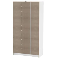 Denmark 3 Door And 2 Drawer Wardrobe White - Polifurniture -Living Space Shop GUEST 262cbc94 2ebf 4d81 adaa 06a6836df86f