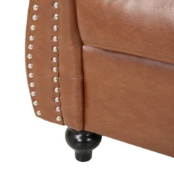 Silverdale Traditional Chesterfield Loveseat Cognac Brown/Dark Brown - Christopher Knight Home -Living Space Shop GUEST 26427e7f 15e2 4b3a 9977 c7097fbc8477