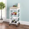 Home Basics Kitchen Trolley With Drawers And Baskets