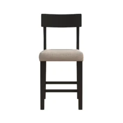 5pc Knolle Park Wood Counter Height Dining Set Black With Oak Wire Brush Finished Top - Hillsdale Furniture -Living Space Shop GUEST 28d58011 b1bd 4620 b5ea 356cef959a75