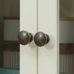 HOMCOM Freestanding Kitchen Pantry, 5-tier Storage Cabinet With Adjustable Shelves And Drawer For Living Room, Dining Room, Cream White -Living Space Shop GUEST 2adcfba2 e2cf 4b54 8554 aae6f075d926