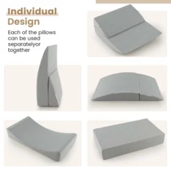 Costway 4-in-1 Convertible Folding Sofa Bed Floor Futon Sleeper Couch Chair Single Grey 15 Costway 4-in-1 Convertible Folding Sofa Bed Floor Futon Sleeper Couch Chair Single Grey -Living Space Shop GUEST 2ca24922 cee0 44a9 92c2 e1fc78267442