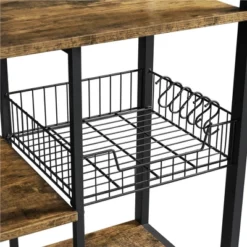 Yaheetech Utility Kitchen Storage Rack With 4 Shelves -Living Space Shop GUEST 2ee6cb78 f776 4431 b18d a594445f6656