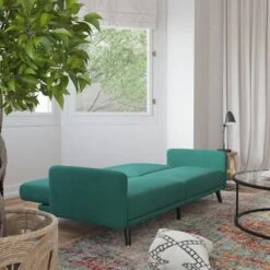 Flash Furniture Sophia Premium Split Back Sofa Futon, Convertible Sleeper Couch For Small Spaces In Soft Upholstery With Solid Wooden Legs 15 Flash Furniture Sophia Premium Split Back Sofa Futon, Convertible Sleeper Couch For Small Spaces In Soft Upholstery With Solid Wooden Legs -Living Space Shop GUEST 2f3a4076 eaed 45cc bfec 5fb1e46f0d9e