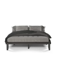 Costway King Size 14'' Wooden Bed Frame Mattress Platform Wood Slats Support EspressoNatural -Living Space Shop GUEST 2f4181eb 82de 4e31 9848 f3f8e1fd900d