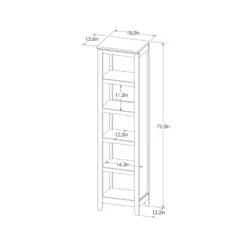 72" Carson Narrow Bookcase - Threshold 14 72" Carson Narrow Bookcase - Threshold -Living Space Shop GUEST 2f5b1add e3dc 46cd a227 07b43a380bc4