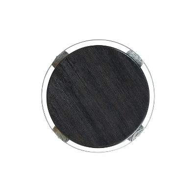 3pc Brewer Bar Height Dining Set Rustic Dark Brown - Powell Company 6 3pc Brewer Bar Height Dining Set Rustic Dark Brown - Powell Company - Image 6