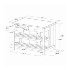 Wood Kitchen Island Table With Storage Black/Natural - Hearth & Hand™ With Magnolia 15 Wood Kitchen Island Table With Storage Black/Natural - Hearth & Hand™ With Magnolia -Living Space Shop GUEST 2fa25cb1 7714 4f9d 981c 1da4f9561601