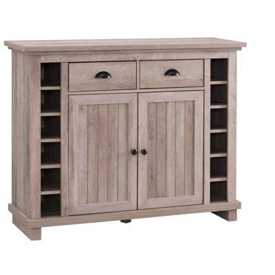 Home Source Bar Cabinet Bookshelf With Glass Doors In Chocolate Finish 6 Home Source Bar Cabinet Bookshelf With Glass Doors In Chocolate Finish - Image 6