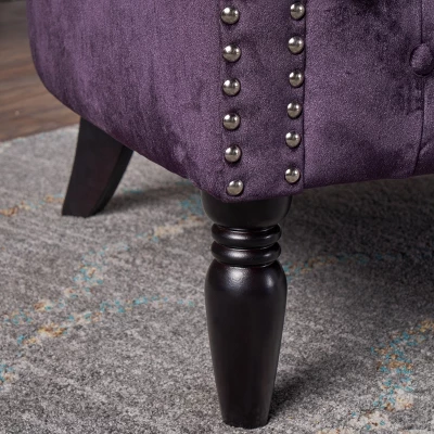 Milani Scroll Arm Loveseat - Christopher Knight Home 3 Milani Scroll Arm Loveseat - Christopher Knight Home - Image 3