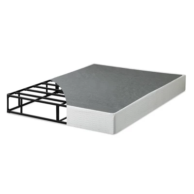 Metal Smart BoxSpring Mattress Base With Quick Assembly Gray - Zinus 7 Metal Smart BoxSpring Mattress Base With Quick Assembly Gray - Zinus - Image 7