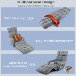 Costway 6-Position Adjustable Floor Chair For Adults Foldable Lazy Sofa For Living Room 15 Costway 6-Position Adjustable Floor Chair For Adults Foldable Lazy Sofa For Living Room -Living Space Shop GUEST 330fdc66 2cda 40f8 afae 4cc1f004a371