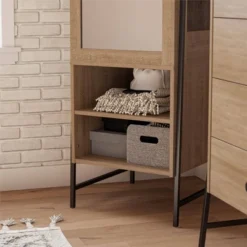 Bushwick Wardrobe Natural - Novogratz -Living Space Shop GUEST 33bf504e f48e 48ef a45c 15e723b7d5f6