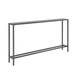 Dillard Narrow Long Console Table Gray - Aiden Lane -Living Space Shop GUEST 35437446 2884 46b9 80e1 33ba98c4376b