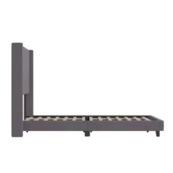 Soren Velvet Upholstered Platform Bed Frame With Wingback Headboard - Taylor & Logan 13 Soren Velvet Upholstered Platform Bed Frame With Wingback Headboard - Taylor & Logan -Living Space Shop GUEST 35fbe8f3 67b5 4060 ab46 ad642c331eaf