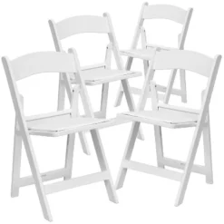 Flash Furniture Hercules™ Folding Chair - Resin– 4 Pack 1000LB Weight Capacity Event Chair -Living Space Shop GUEST 3a78d6fe c7bb 4e01 830a 6f0a616a05c3