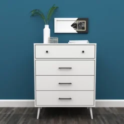 Maylis 4 Drawer Dresser Mellow White - Buylateral -Living Space Shop GUEST 3aa3a513 5faa 4664 b508 fe457f1f1e97