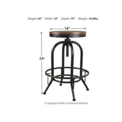 Set Of 2 Valebeck Tall Swivel Barstools Bark - Signature Design By Ashley -Living Space Shop GUEST 3abbbb59 d53c 41cc 8cc7 f5e99c4b95d9