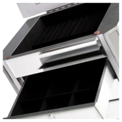 Melanie 7 Drawer Glam Jewelry Armoire Mirrored/Brushed - Aiden Lane -Living Space Shop GUEST 3b8096d4 4555 4f4d b0b0 1d44f0f2e14e