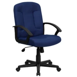Emma And Oliver Mid-Back Fabric Executive Swivel Office Chair With Nylon Arms 25 Emma And Oliver Mid-Back Fabric Executive Swivel Office Chair With Nylon Arms -Living Space Shop GUEST 3bba801e 44f3 4ceb bb03 14218440125b