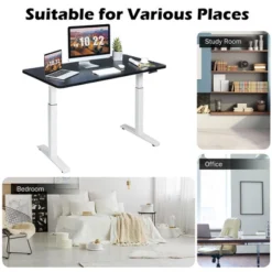 Costway 55'' One-Piece Universal Tabletop For Standard & Sit To Stand Desk Frame 15 Costway 55'' One-Piece Universal Tabletop For Standard & Sit To Stand Desk Frame -Living Space Shop GUEST 3bdadee1 9c7c 4f48 b11f 101bee549251