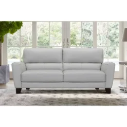 81" Kester Genuine Leather Square Arm Sofa - Armen Living 16 81" Kester Genuine Leather Square Arm Sofa - Armen Living -Living Space Shop GUEST 3c56b498 6022 4921 b64e 61c9bac33a5f