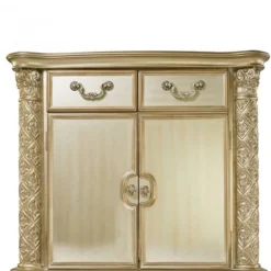 44" Vendome Bedroom Set Gold Patina/Bone White - Acme Furniture -Living Space Shop GUEST 3d479d22 b9d2 4c39 99e7 0a908dece7d0