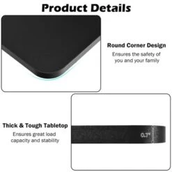 Costway 55'' One-Piece Universal Tabletop For Standard & Sit To Stand Desk Frame 18 Costway 55'' One-Piece Universal Tabletop For Standard & Sit To Stand Desk Frame -Living Space Shop GUEST 3e067e36 c772 436b a0e2 adcf5921a2f3