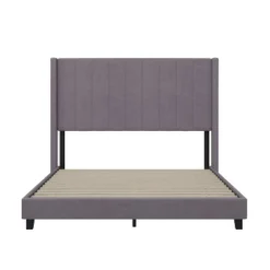 Soren Velvet Upholstered Platform Bed Frame With Wingback Headboard - Taylor & Logan 12 Soren Velvet Upholstered Platform Bed Frame With Wingback Headboard - Taylor & Logan -Living Space Shop GUEST 3e3fa5d0 fda3 42db 817d f15136dbf0ec