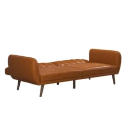 Brittany Futon Convertible Sofa Faux Leather - Novogratz -Living Space Shop GUEST 3e7e41b3 7739 4ae0 9a0e 7251b30ddc6a