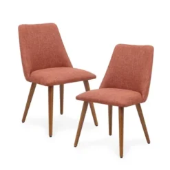 Set Of 2 Nadia Dining Chairs Orange - Ink+Ivy -Living Space Shop GUEST 3ea682d1 43ca 43e1 9590 39ca41c59214