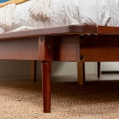 Boho Solid Wood Spindle Platform Bed - Saracina Home -Living Space Shop GUEST 3eed612c 8a92 4ef4 835b fe0d274d907d