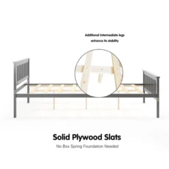 Costway Full Wood Platform Bed With Headboard And Footboard Mattress Foundation 15 Costway Full Wood Platform Bed With Headboard And Footboard Mattress Foundation -Living Space Shop GUEST 3ff9a8dd ba26 4c04 8903 8e63732b1505