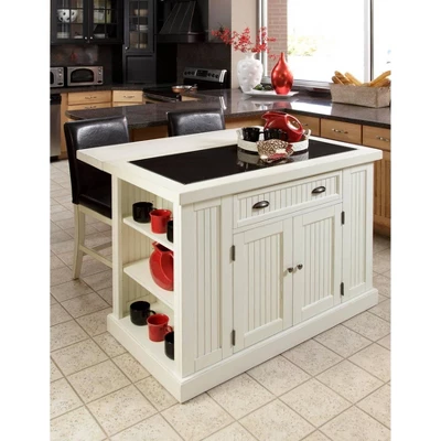 Nantucket Kitchen Island Off White - Homestyles 1 Nantucket Kitchen Island Off White - Homestyles