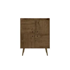 45.5" Bogart Mid-Century Modern 4 Shelf Accent Cabinet - Manhattan Comfort -Living Space Shop GUEST 4192b5fb 9355 4113 8487 3871971afb1e