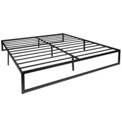 Merrick Lane 14 Inch Steel Bed Frame With Steel Slat Support For Any Mattress (No Box Spring Required) -Living Space Shop GUEST 41ff8005 738c 48d8 9e2a 4735288ff358 2