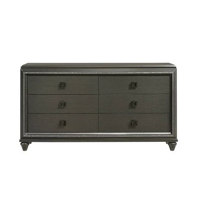 Farris 6 Drawer Dresser Black - Picket House Furnishings 1 Farris 6 Drawer Dresser Black - Picket House Furnishings
