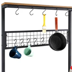 Yaheetech Kitchen Bakers Rack With 4 Storage Shelves 7 Yaheetech Kitchen Bakers Rack With 4 Storage Shelves -Living Space Shop GUEST 4255ef3d 3f7b 4f45 b45c c247e3ed908b