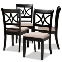 Set Of 4 Clarke Dining Chair - Baxton Studio -Living Space Shop GUEST 42c82dd5 45ec 424b 90c6 07340e08b29e