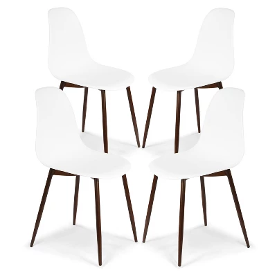 Set Of 4 Virginia Sculpted Dining Chair - Poly & Bark 12 Set Of 4 Virginia Sculpted Dining Chair - Poly & Bark - Image 12
