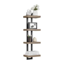 36" X 11" 4 Tier Ladder Bracket Floating Wall Shelf Unit - Danya B. -Living Space Shop GUEST 43f7eda4 7b39 45dd 99c9 23a88c073fce